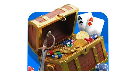 Tarjeta de juego de casino con interfaz moderna y clara.